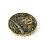 2520-3-Antique Bronze 40th Anniversary Commemorative coin