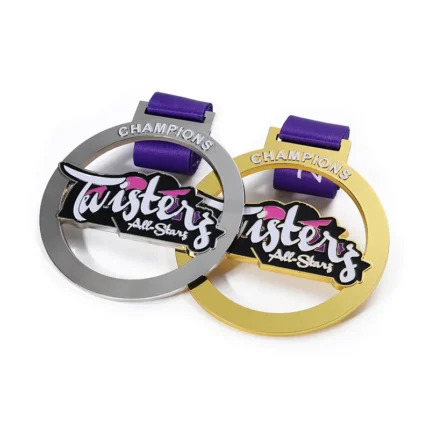 1426-4-Соревнование по мягкости полая золотая и серебряная медаль