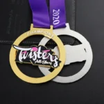 1426-7-Softness competition hollow gold and silver medal