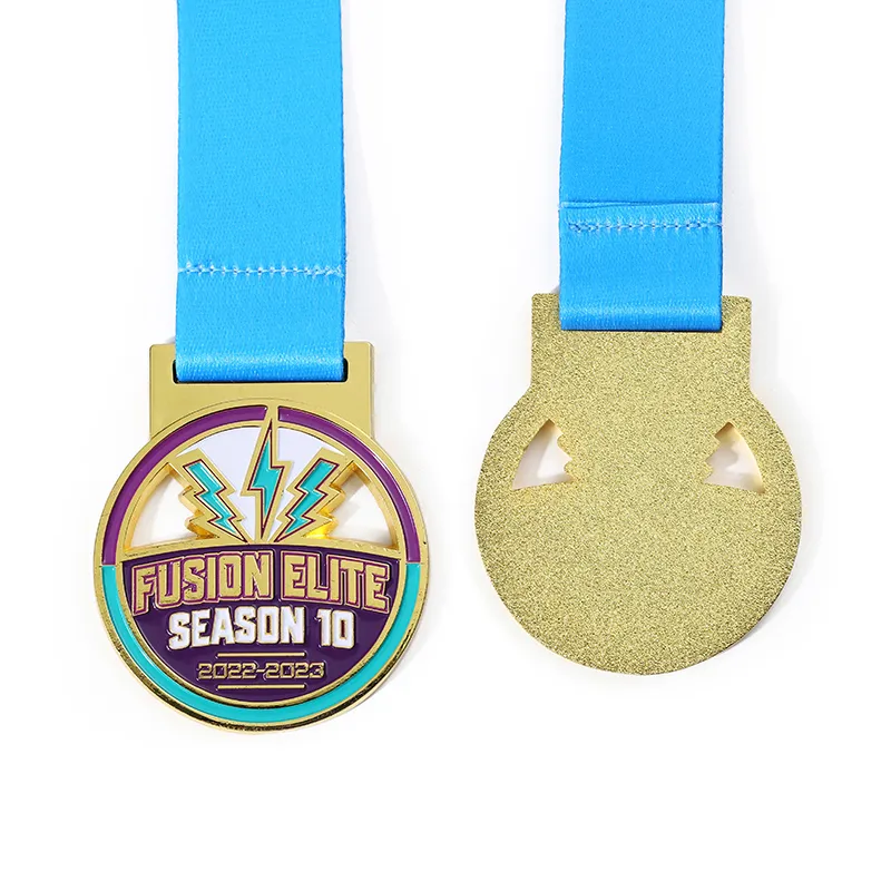 1427-4-Elite hollow baking paint with lightning element medal
