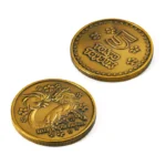 2511-4-Tokyo Toy Bus Antique Gold Commemorative Coin, Japan
