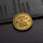 2511-6-Tokyo Toy Bus Antique Gold Commemorative Coin, Japan