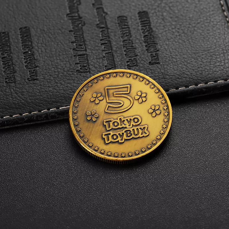 2511-6-Tokyo Toy Bus Antique Gold Commemorative Coin, Japan