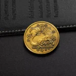 2511-7-Tokyo Toy Bus Antique Gold Commemorative Coin, Japan