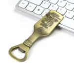 3695-4-Bottle shaped antique bronze bottle opener