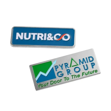 1788-3-Quadratisches Magnetabzeichen Namensschild Pin