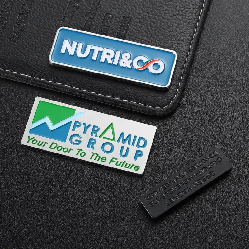 1788-7-Square Magnet Badge Nameplate Pin