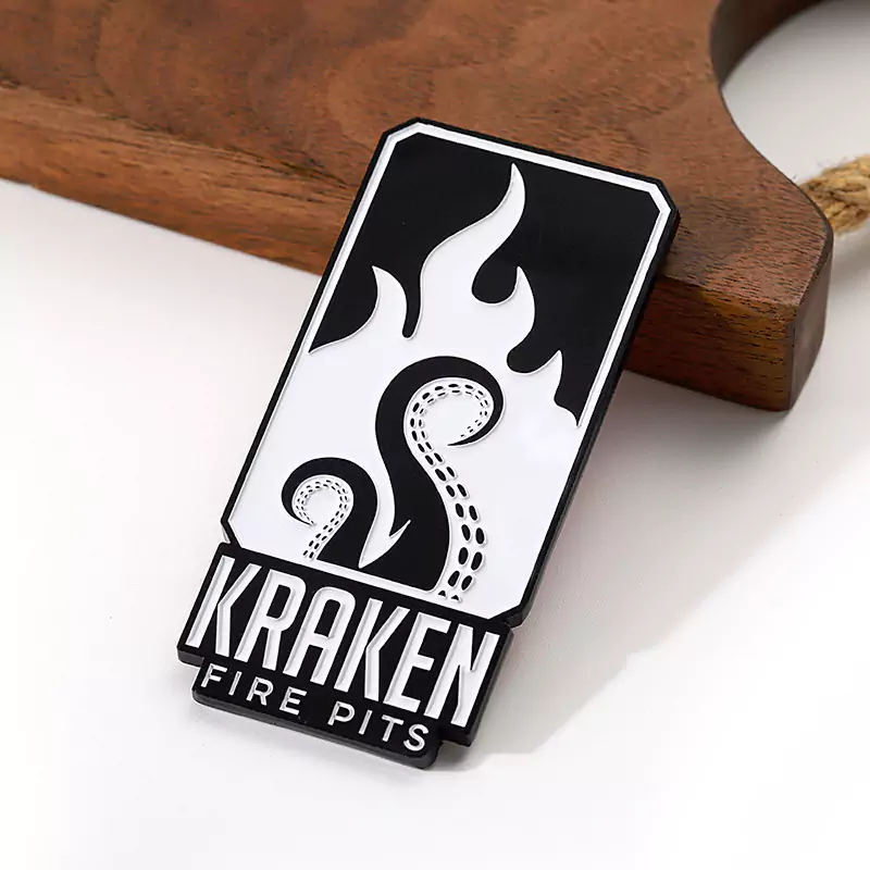 3602-1-Octopus tentacle square electrophoresis black baking paint refrigerator sticker