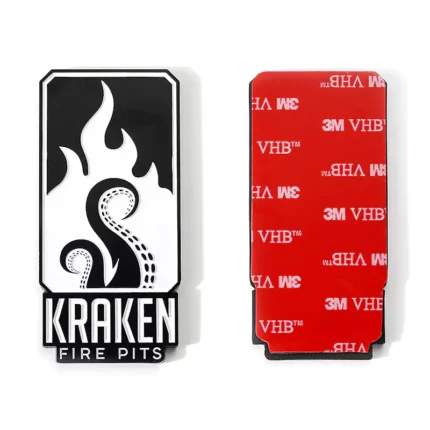 3602-4-Octopus Tentakel Quadrat Elektrophorese schwarz Backen Farbe Kühlschrank Aufkleber