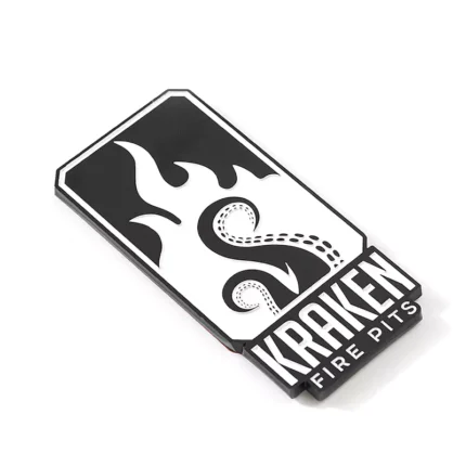 3602-5-Octopus Tentakel Quadrat Elektrophorese schwarz Backen Farbe Kühlschrank Aufkleber