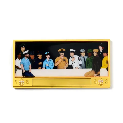 2510-5-Quadratischer Aufkleber Kleber 1983 Radioelement-Gedenkmünze