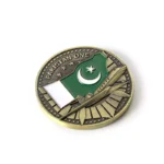 2515-3-Moneta di sfida dipinta in 3D dell'aeronautica militare pakistana