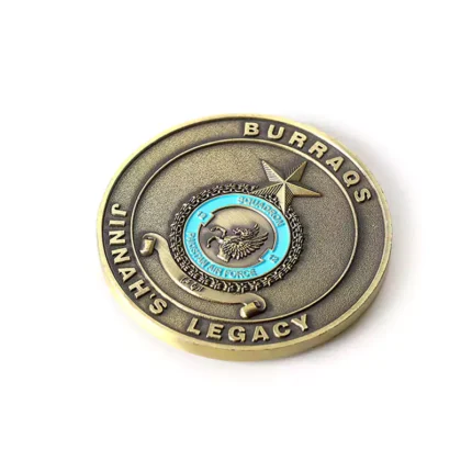 2515-4-Пакистанские военно-воздушные силы Вооруженные силы 3D окрашенная монета вызова