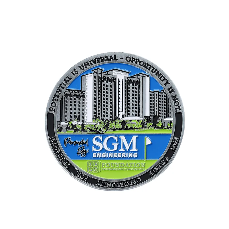 2522-4-SGM Engineering 25th Anniversary Golf Commemorative Coin