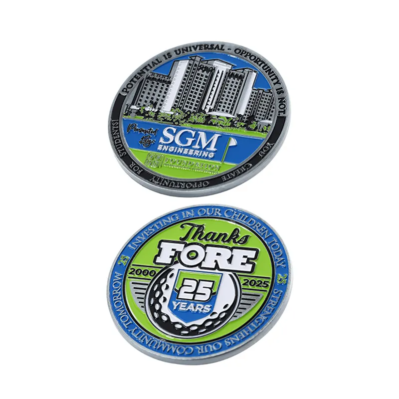 2522-5-SGM Engineering 25th Anniversary Golf Commemorative Coin