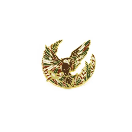 1705-10 - Изысканные позолоченные значки с изображениями животных.