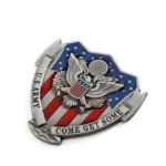 5653-10-Памятный знак отличия в форме щита, посвященный армии США