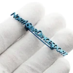 1570-1-North Star Dancing Sports 蓝色字母胸针