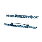 1570-2-North Star Dancing Sports 蓝色字母胸针