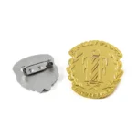 1572-2-Золотая булавка неправильной формы