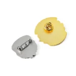 1572-3-Золотая булавка неправильной формы