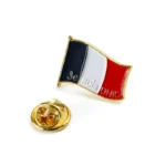 1643-1-法国国旗环氧树脂徽章