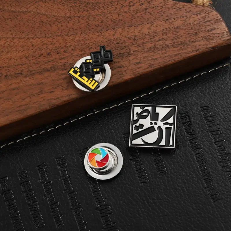 1787-6-阿拉伯语软珐琅铁质别针