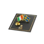 1644-5- 爱尔兰和瑞典国旗组合徽章