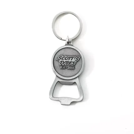 2105-5-Pure LOGO рельефная открывалка для бутылок из античного серебра