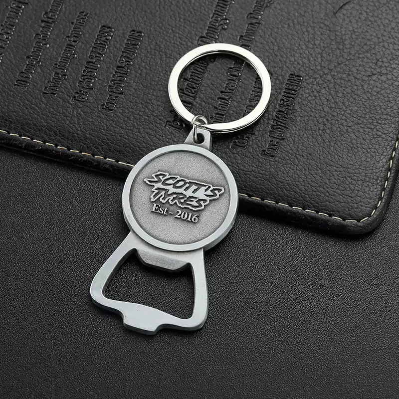 2105-7-Pure LOGO 压花古银质开瓶器