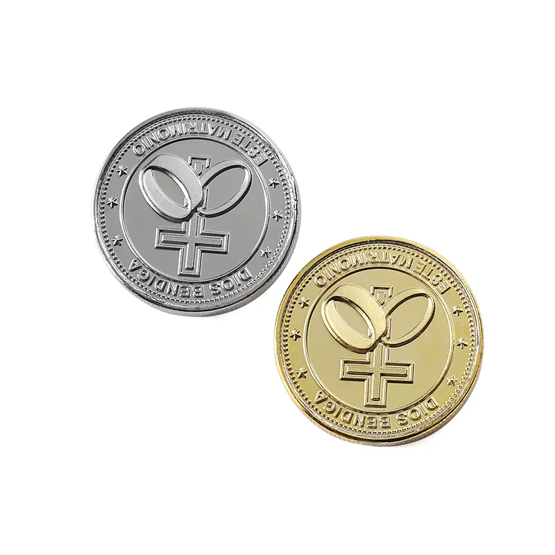 2523-4-Commemorative coins for Spanish religious wedding ceremonie