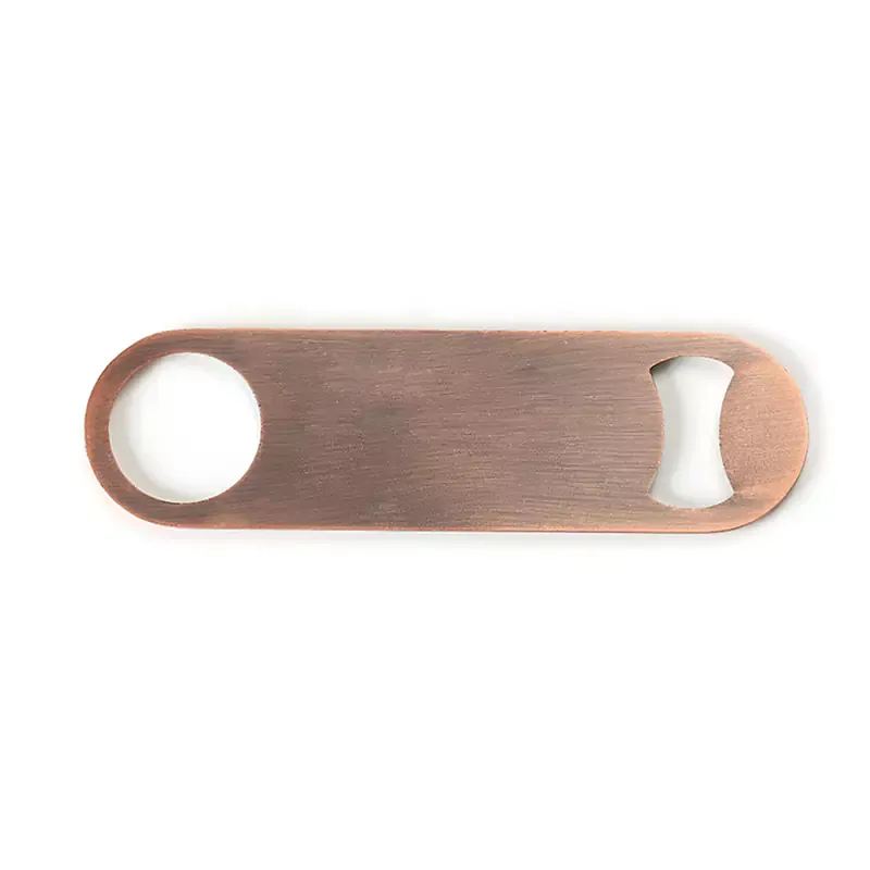 3405-4--Red copper long-shaped double-mouth bottle opener