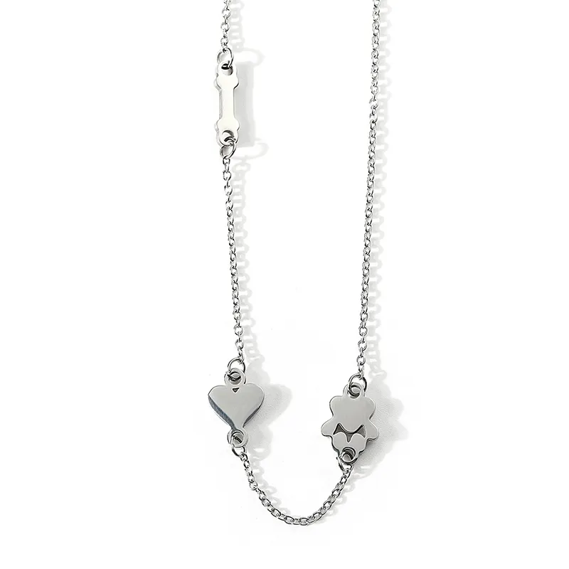 3808-1-Multi-style Stainless Steel Pendant Necklaces