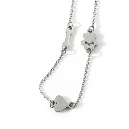 3808-2-Multi-style Stainless Steel Pendant Necklaces