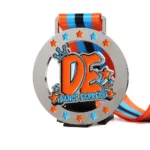 1228-1-DANCE EXPRESS Hollow Soft Enamel Medal