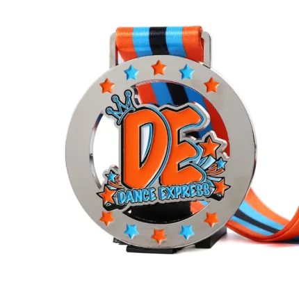 1228-1-DANCE EXPRESS Hollow Soft Enamel Medal