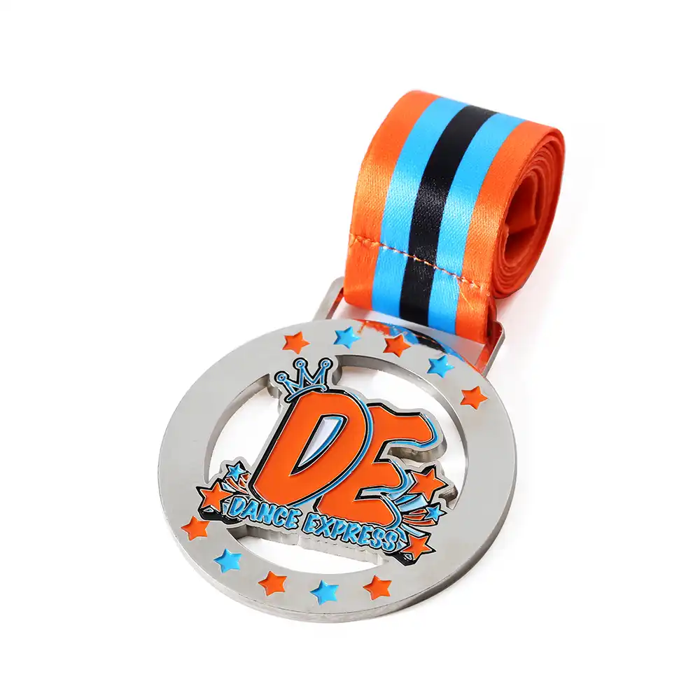 1228-4-DANCE EXPRESS Hollow Soft Enamel Medal