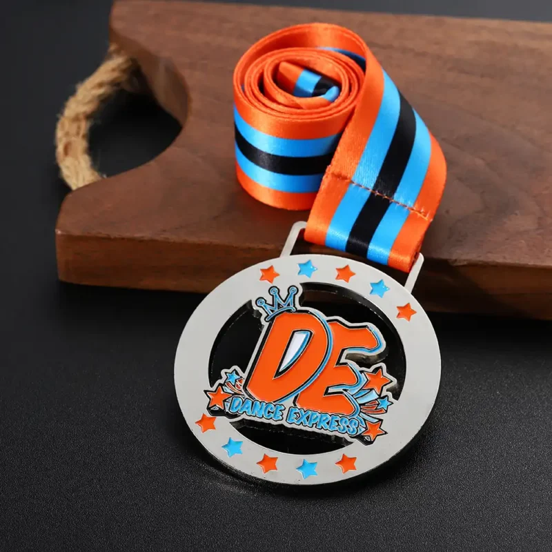 1228-5-DANCE EXPRESS Hollow Soft Enamel Medal
