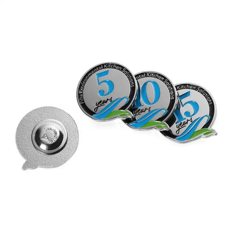 1791-3-Circular Digital Painted Magnet Badge