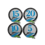 1791-4-Circular Digital Painted Magnet Badge