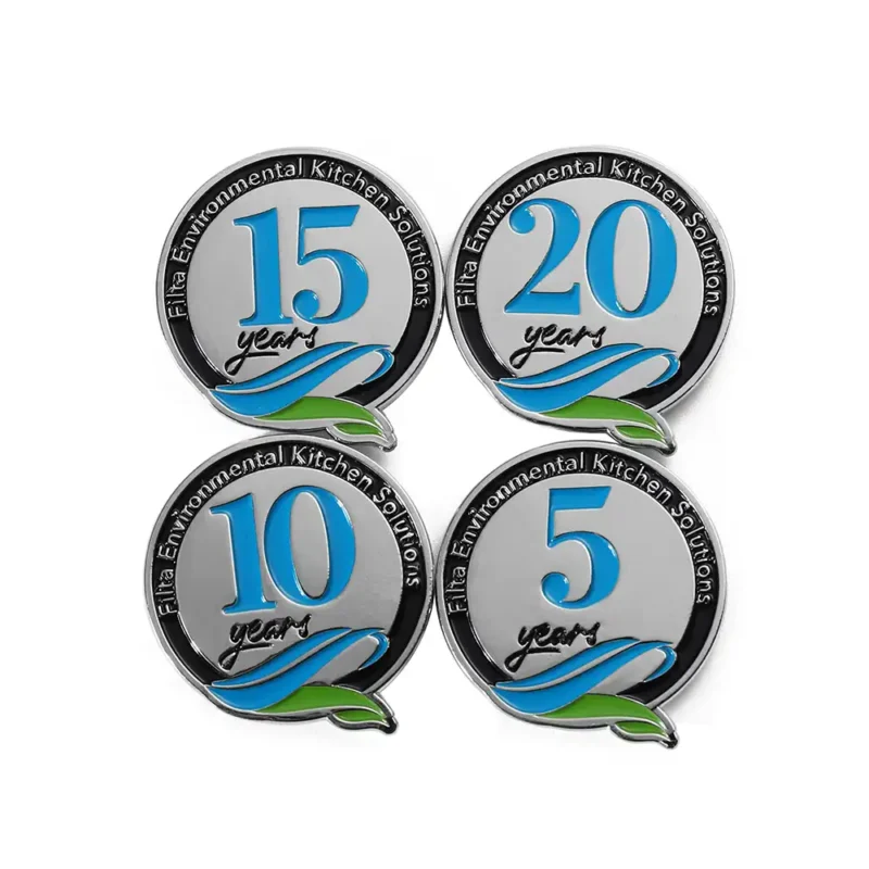 1791-4-Circular Digital Painted Magnet Badge
