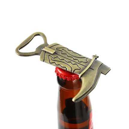 3564-B-Antique Bronze 3D Boot-Shaped Bottle Opener