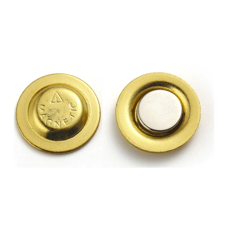 Round Magnetic Back, Gold