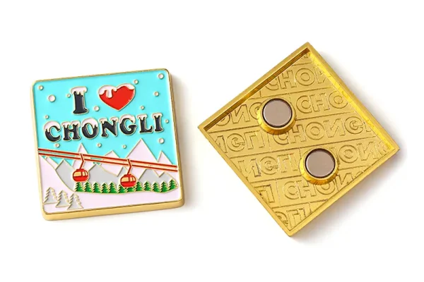 Custom Cartoon Alphabet Painted Metal Fridge Magnets