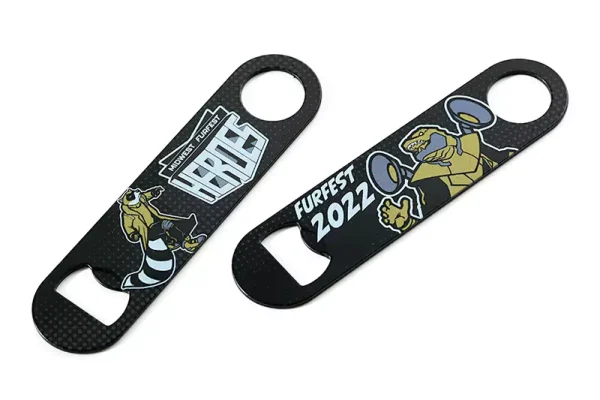 3401-3-Stainless steel black color spray MFF long strip bottle opener