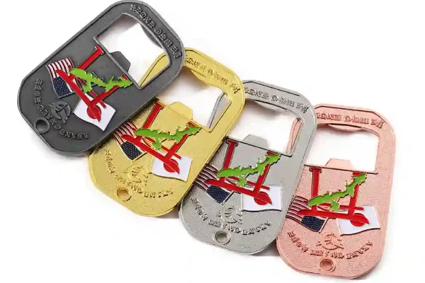 3562-4-3D Enamel Zinc Alloy Bottle Opener